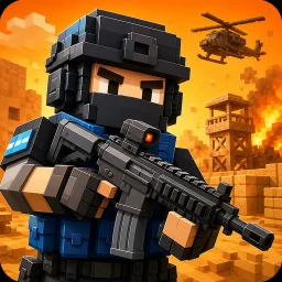 Значок Advanced Blocky Combat SWAT