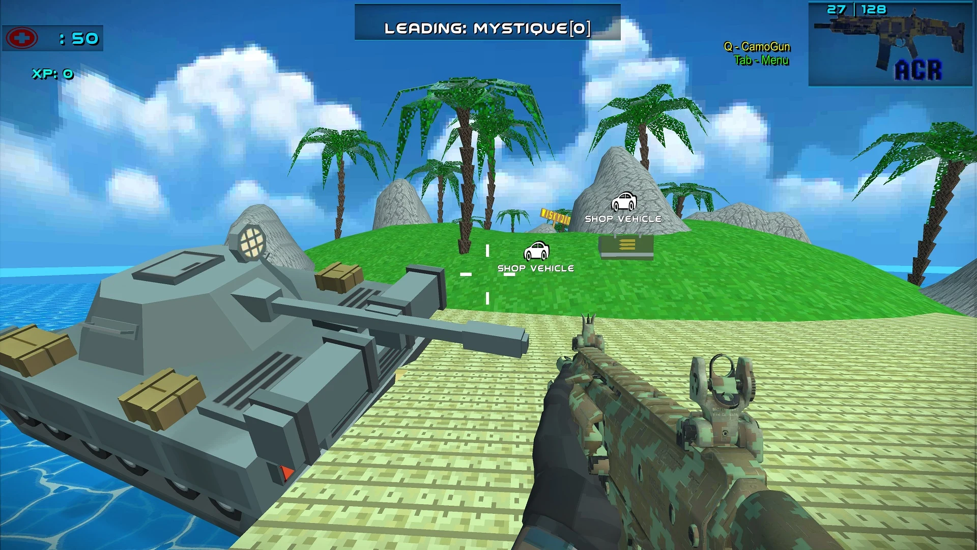 Blocky Combat SWAT Desert War screenshot