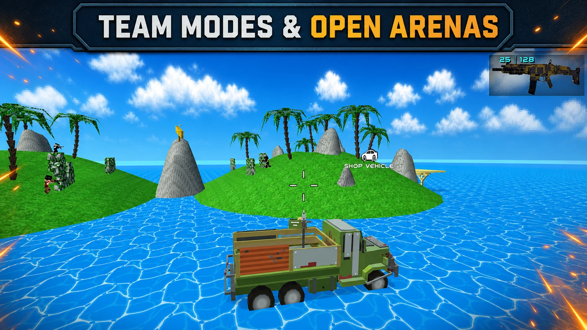 Blocky Combat SWAT Desert War screenshot